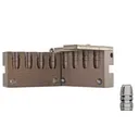 Saeco 4 Cavity Bullet Mold 354 38 Special, 357 Magnum (358 Diameter) 180 Grain Flat Nose Gas Check - Saeco Bullet Casting