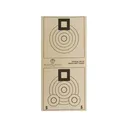 National Target International Bench Rest Shooters Target IBS 200 YD Bench Rest Paper 100PK - National Target
