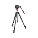 Manfrotto 190X Tripod with 500 Fluid Video Head Flat Base - Manfrotto