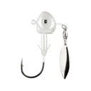 Strike King Tour Grade FluoroSpin 1/2oz Underspin Jighead Pearl - Strike King
