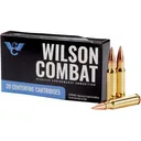 Wilson Combat 6.8mm Remington SPC Ammo 110 Grain Jacketed Hollow Point Box of 20 - Wilson Combat