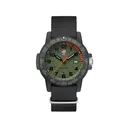 Luminox Leatherback Sea Turtle Giant Watch Carbon Compound/Webbing Black/Green Face - Luminox