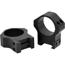 Warne Maxima Horizontal Weaver 34mm Scope Rings Matte Black Low - Warne Scope Mounts
