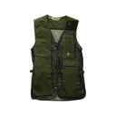 Bob Allen 240M Mesh Back Shooting Vest Right Hand Cotton Twill and Mesh Sage 3XL - Bob Allen