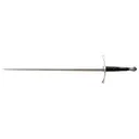 Cold Steel Italian Long Sword 35.5" 1055 Carbon Steel Blade Leather Wrapped Handle Black - Cold Steel