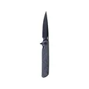CRKT LCK + Pocket Knife 3.35" Drop Point CPM S35VN Black Titanium Nitride Blade Carbon Fiber Handle Black - CRKT