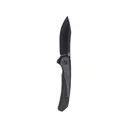 CRKT Padawan Pocket Knife 3" Drop Point Sandvik 14C28N Black Titanium Nitride Blade Carbon Fiber Handle Black - CRKT