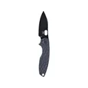 CRKT Pilar III Pocket Knife 2.97" Drop Point Sandvik 12C27 Black Oxide Blade G-10/Stainless Steel Handle Black - CRKT