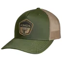 Kings Camo Men's Shield Patch Hat Army Olive/Tan One Size Fits Most - Kings Camo