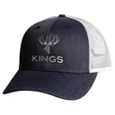 Kings Camo Men's Embroidered Logo Hat Navy Heather/Light Gray One Size Fits Most - Kings Camo