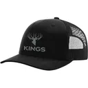 Kings Camo Men's Embroidered Logo Hat Black/Black One Size Fits Most - Kings Camo