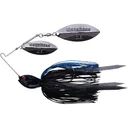 Megabass SV-3 Double Willow Spinnerbait 1/2oz Black Blue Black Nickel - Megabass
