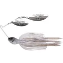 Megabass SV-3 Double Willow Spinnerbait 3/8oz White Python Nickel - Megabass