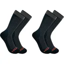 Carhartt Men's Lightweight Durable Crew Socks Black Large 2 Pk - Carhartt
