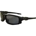 Oakley Men's SI Ballistic Shocktube Polarized Sunglasses Matte Black Frame Gray Lens - Oakley