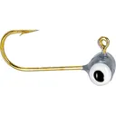 Mr. Crappie Teen-Zee Sausage Head 1/32oz Football Jighead Gray - Mr. Crappie