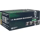 Fiocchi Exacta 12 Gauge Ammo 2-3/4" Rubber Buckshot 15 Pellets Case of 250 (25 Boxes of 10) - Fiocchi