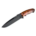 Hogue EX-F01 Fixed Blade Knife 7" Drop Point A2 Black Cerakote Blade Cocobolo Handle - Hogue