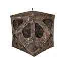 Ameristep Silent Brickhouse Wide Bottom Ground Blind Fire Retardant Mossy Oak Country DNA XL - Ameristep