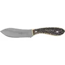 Camillus Western Crosstrail Fixed Blade Knife 4.25" Drop Point 420 Satin Blade Bone Handle - Camillus