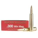 Black Hills 300 Winchester Magnum Ammo 190 Grain Open Tip Match Box of 20 - Black Hills