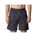 Columbia Men's Super Backcast II Swim Trunks Black Digiscale Print Medium - Columbia