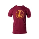 Leupold Men's Distressed Reticle Short Sleeve Crew Neck T Shirt Cardinal Heather XL - Leupold