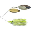 Dirty Jigs Compact Double Willow Spinnerbait 1/2oz Spot Killer Gold/Nickel - Dirty Jigs