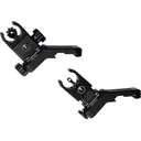 Ultradyne C4 Offset Folding Sight Set LR-308 Aluminum Black - Ultradyne