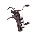 Galco Kodiak Shoulder Holster Right Hand TC Contender, G2 12" Scoped Leather Brown - Galco