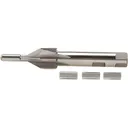PTG 60-Degree Center Reamer with 30 Caliber and Up 4 Pilot Set (.300, .312, .330, .366) - Ptg