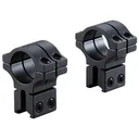 BKL Technologies 200 Series Double Strap Dovetail Scope Rings 1" High Matte Black - Bkl Technologies