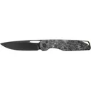 Outdoor Edge Kaytan Pocket Knife 3.3" Drop Point 8Cr14MoV Black Oxide Blade Carbon Fiber Handle Black - Outdoor Edge Knives