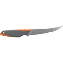 Outdoor Edge Vantex  Fixed Blade Knife 5" Fillet 7Cr17MoV Gray Blade Glass Reinforced Nylon with Textured TPE Handle Gray - Outdoor Edge Knives