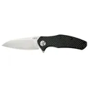 Zero Tolerance ZT0770CF Assisted Opening Pocket Knife 3.25" Recurve CPM S35VN Stonewashed Blade Carbon Fiber Handle Black - Zero Tolerance