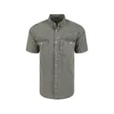 Drake Men's Cinco Ranch Acid Wash Shirt Gray Castlerock 3XL - Drake