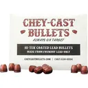 Chey-Cast HI-TEK Super Coat 38 Caliber (358 Diameter) Bullets 125 Grain Round Nose Flat Point Box of 500 - Chey-Cast Bullets