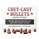 Chey-Cast HI-TEK Super Coat 38 Caliber (358 Diameter) Bullets 125 Grain Flat Nose Box of 500 - Chey-Cast Bullets