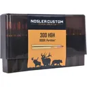 Nosler Custom 300 H&H Magnum Ammo 180 Grain Nosler Partition Jacketed Soft Point Box of 20 - Nosler