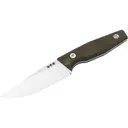 Boker Knives AK4 Fixed Blade Knife 3.86" Drop Point CPM-3V Satin Blade Micarta Handle Green - Boker