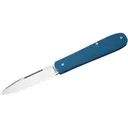 Boker Knives Coffin Pocket Knife 3.15" Spear Point CPM MagnaCut Satin Blade Denim Micarta Handle Blue - Boker