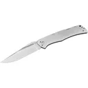 Boker Knives MEK Pocket Knife 4.21" Clip Point Nitro-V Satin Blade Steel Handle Gray - Boker
