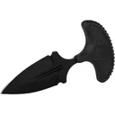HK FX02 Fixed Blade Knife 2.48" Dagger D2 Black Blade Fiberglass Reinforced Nylon (FRN) Handle Black - Boker