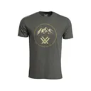 Vortex Optics Men's Three Peaks Short Sleeve T Shirt Dark Olive Heather Large - Vortex