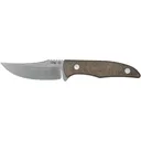 Case CT1 Hunter Fixed Blade Knife 3.7" Clip Point Nitro-V Stonewashed Blade Micarta Handle Green - Case Knives