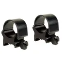 Weaver Top Mount Weaver 1" Scope Rings Gloss Black High - Weaver