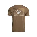 Vortex Optics Men's Rank And File Short Sleeve Crew Neck T Shirt Coyote Heather XL - Vortex