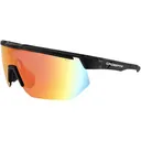 Radians Crossfire PHAZE Shooting Glasses Black Frame Rainbow Mirror Lenses - Radians
