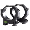 Tier One Superlight Hunting Picatinny Scope Rings 1" Matte Black Medium - Tier One