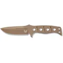Benchmade Fixed Adamas Fixed Blade Knife 4.2" Drop Point CPM CruWear Flat Dark Earth Blade Paracord Handle Ranger Green - Benchmade